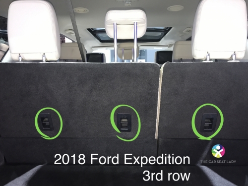 2018 Ford Expedition 3rd row tethers